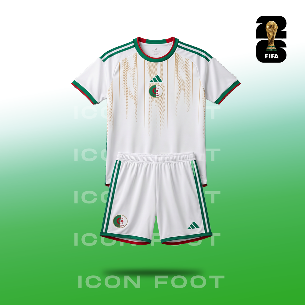 Maglia da casa dell'Algeria 2026 bambino