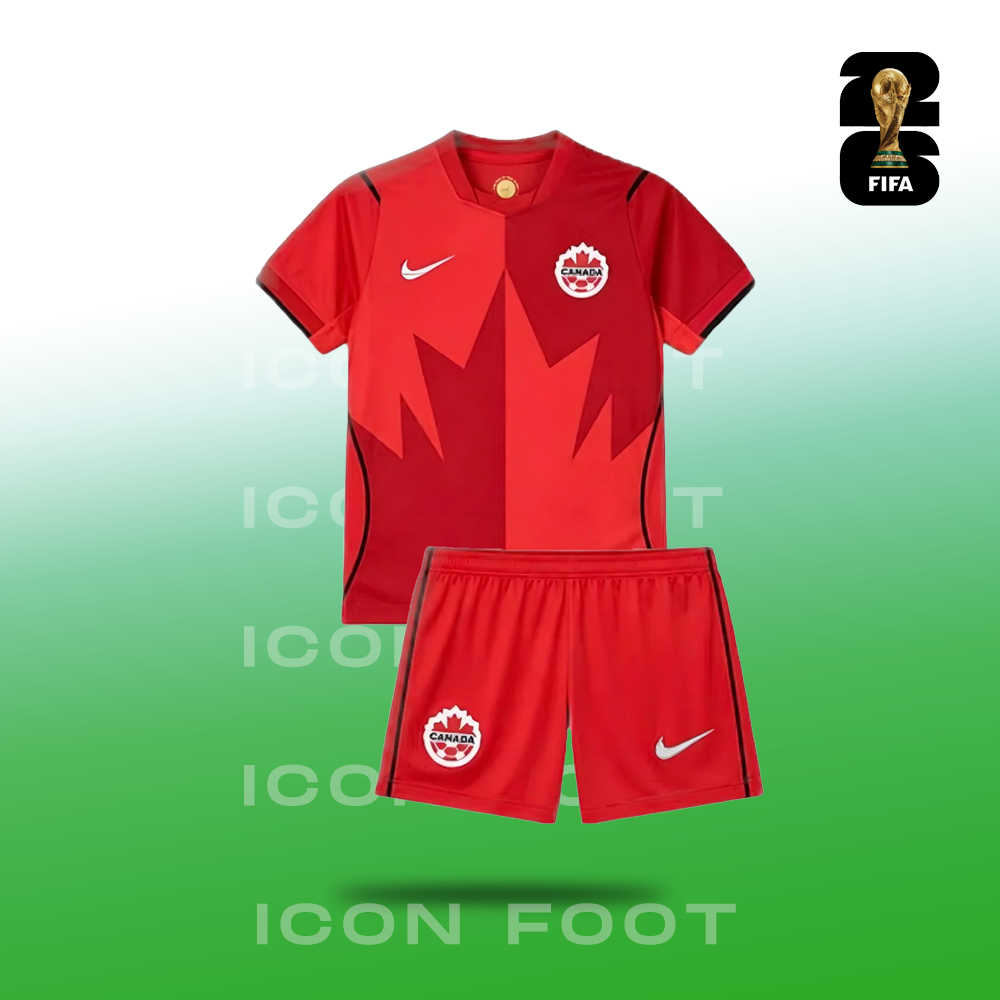 Maglia da casa bambino del Canada Coppa del Mondo 2026