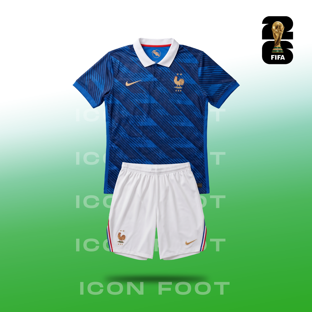 Maglia da casa della Francia bambino Coppa del Mondo 2026