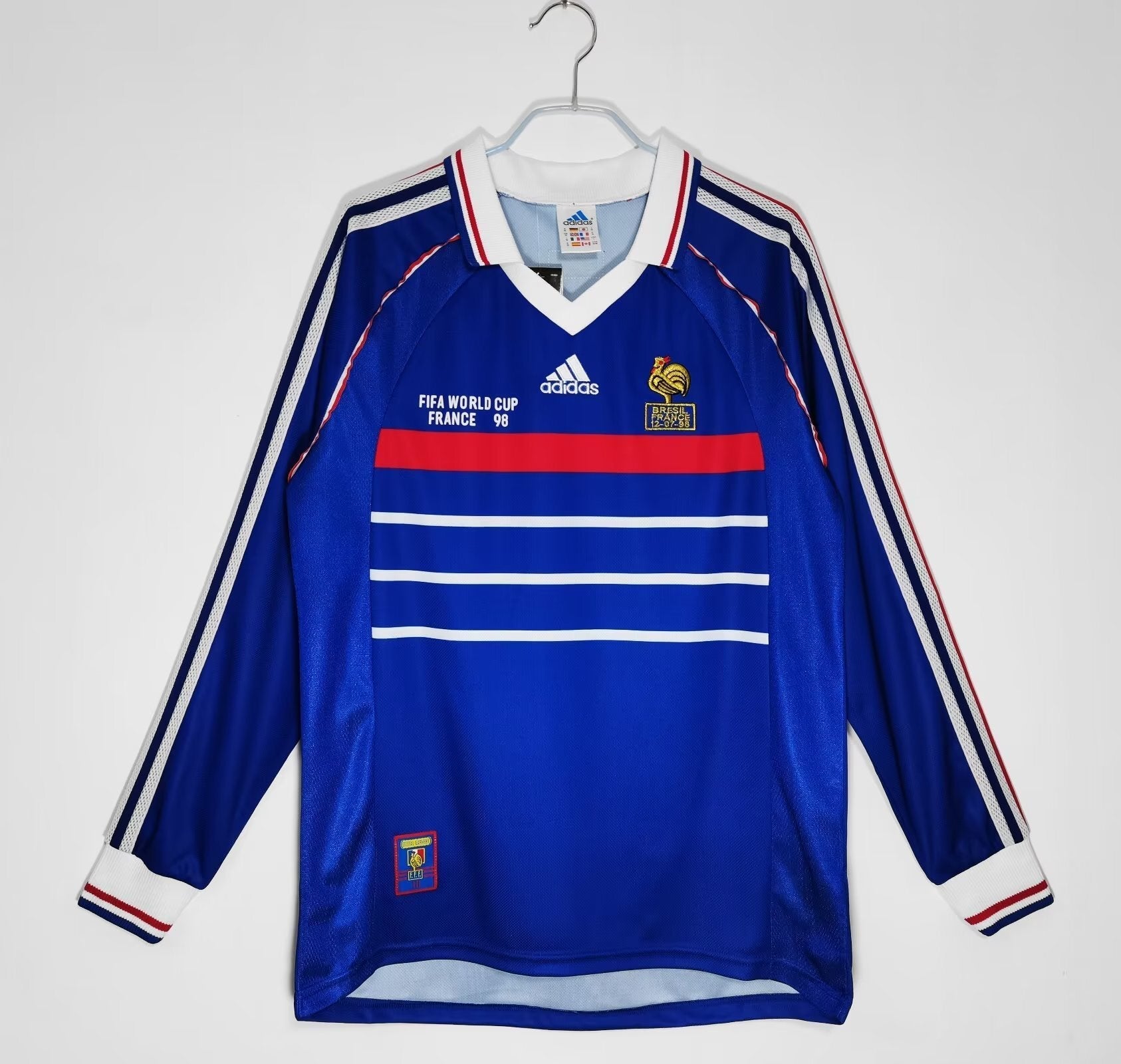 Francia 1998 Retro Edizione Finale Manica Lunga