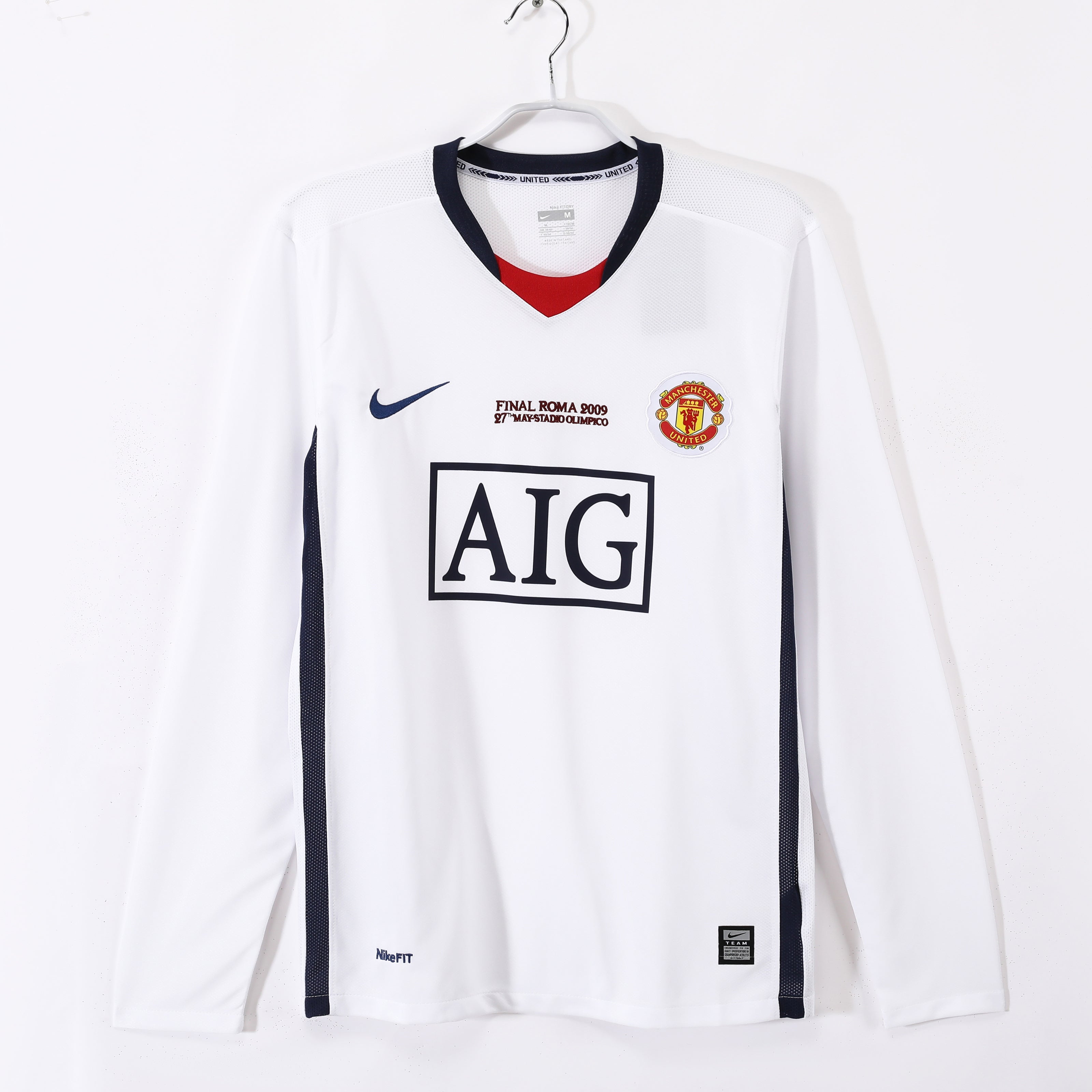 Manchester United 2008 Retrò da trasferta, edizione finale, manica lunga