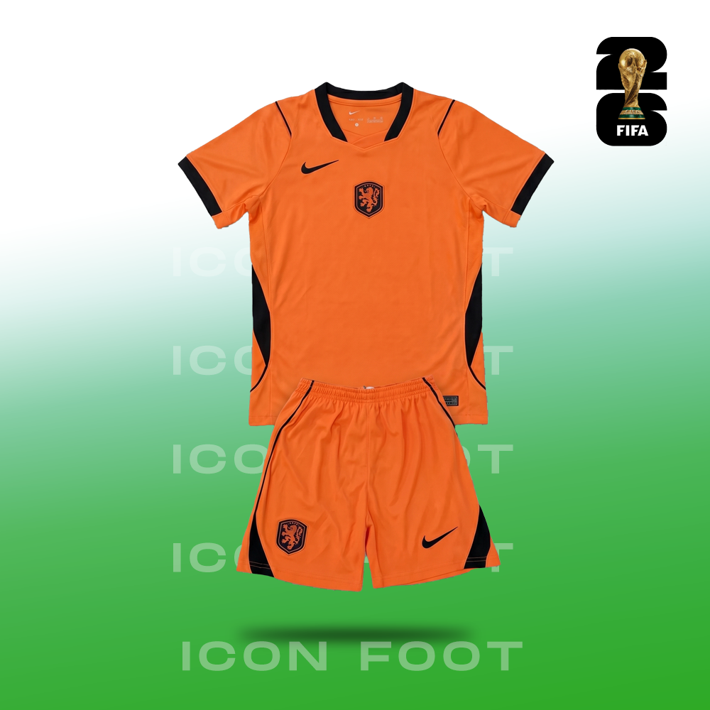 Maglia da casa dei Paesi Bassi 2026 Bambino